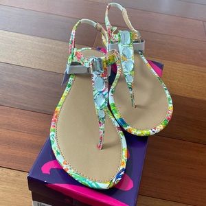 fioni colorful sandals size 9